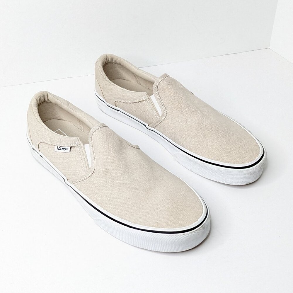 Vans Asher Low Top Sneakers, Light Tan, Men's 8 M